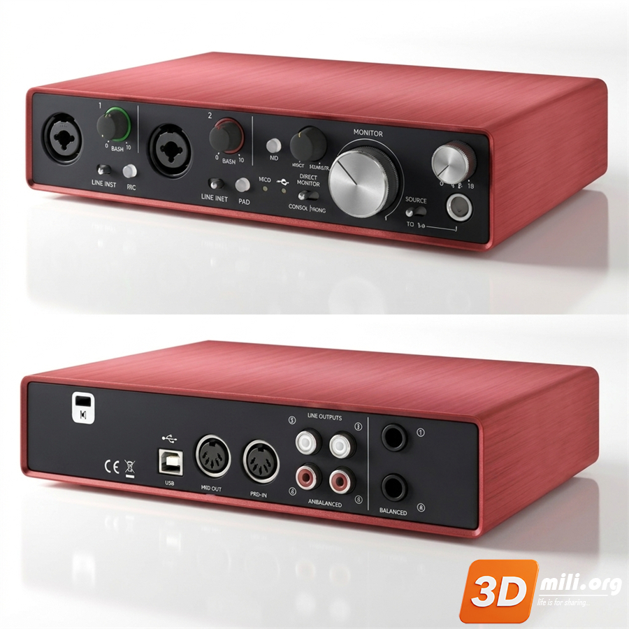 Audio tech 3D Models